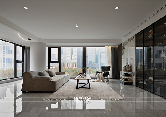 富阳山水国际160m²四室两厅现代风格装修案例