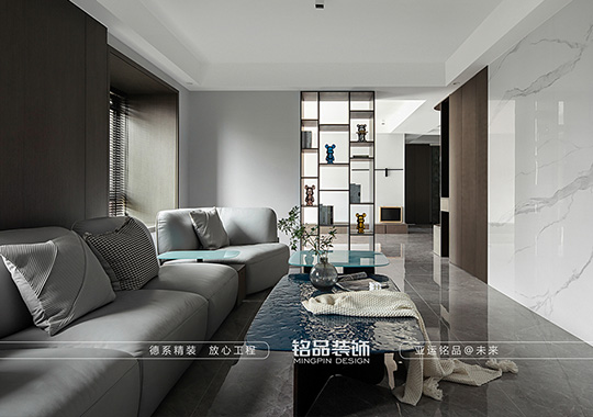 富阳山水国际229m²四室两厅现代风格装修案例